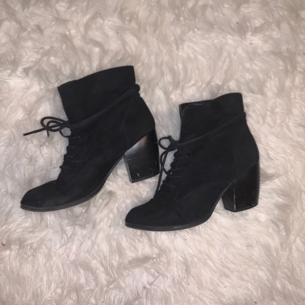 Black ankle booties